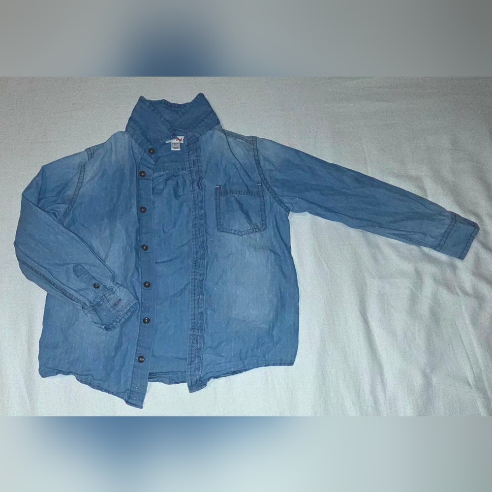Cat & Jack Light Blue Denim-Style Kids Jacket